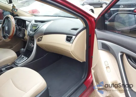 2013 Hyundai Elantra Gls/Limited from USA, damaged, VIN 5NPDH4AEXDH199143